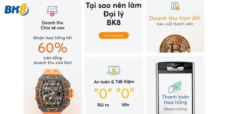 BK8 là nhà cái uy tín để bạn có thể bắt đầu hành trình kiếm tiền Com