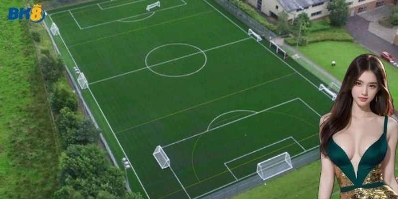 Các kích thước sân bóng đá 7 người cần chính xác cao